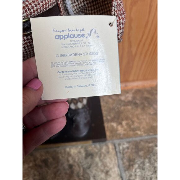 Vtg 1986 The Golfer Doll  Gardena Studios by Applause Slice of Life Series Tag - Picture 6 of 10